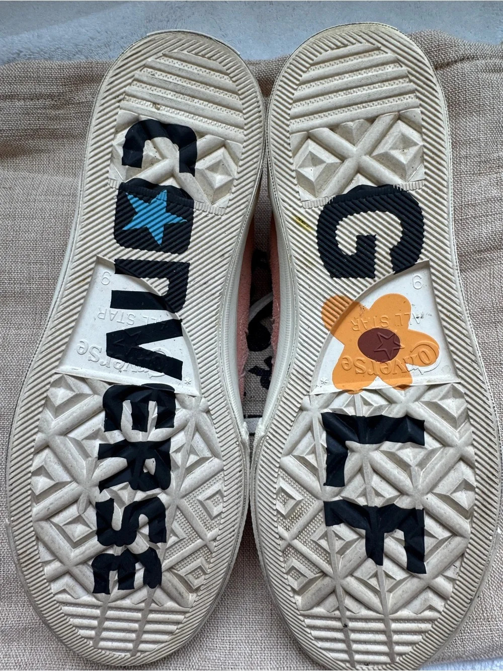 2017 Tyler the Creator x Converse One Star Ox “Peach Pearl” Shoe size 9